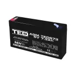 Acumulator AGM VRLA 6V 7.3Ah cu terminal F1, 151 x 34 x 95 mm