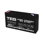 Acumulator AGM VRLA 6V 9,1Ah cu terminal F2, 151x34x95 mm