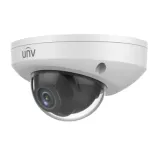 Camera IP dome 4MP Uniview cu audio, PoE, IR 30 m, IP67 si IK10