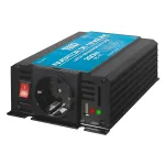 Invertor auto 12V la 230V, 300W, undă sinusoidală pură, USB și Schuko