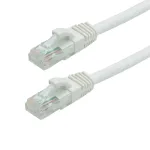 Patch cord UTP Cat6 Gigabit 2m alb, cu contacte aurite, ASYTECH