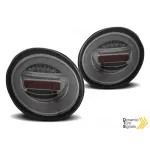 Set de stopuri LED potrivit pentru VW New Beetle hatchback, cabrio 1998-2005, cu bază fumurie, stânga și dreapta Performance AutoTuning