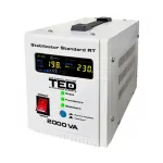 Stabilizator de tensiune 2000VA AVR cu display digital TED RT