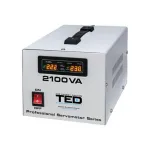 Stabilizator de tensiune 2100VA cu servomotor TED SVC, display digital