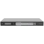 Switch PoE UNV cu 24 porturi, Gigabit uplink, Combo si putere 370W