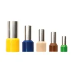 Terminale izolate pentru cabluri electrice 1.5 mm², 1000 buc, roșu