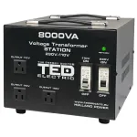 Transformator 230-220V la 110-115V 8000VA/6400W cu carcasa TED000262