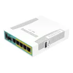 Router MikroTik hEX PoE cu 5 porturi Gigabit, 4 PoE și SFP, RB960PGS