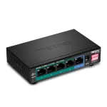 Switch PoE Gigabit TRENDnet cu 4 porturi Long Range 200 m TPE-LG50