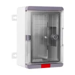 Cutie de distributie IP67 din ABS gri cu usa transparenta 300x400x170 mm