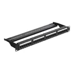 Patch panel UTP Cat5e 1U cu 24 porturi RJ45 ASYTECH