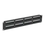 Patch panel FTP Cat6 48 porturi RJ45 2U pentru rack, ASYTECH