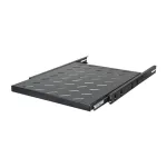 Raft culisant pentru rack de podea 600 mm, 19 inch, 30 kg