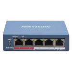 Switch PoE Hikvision cu 4 porturi, uplink RJ45 si Smart Management