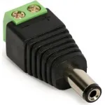 Conector alimentare tata 12V cu surub pentru CCTV, Rovision SDC-CAT