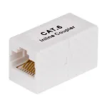 Cupla RJ45 CAT6 pentru prelungire cablu interior UTP/FTP, mufa 8P8C