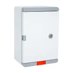 Cutie de distributie IP67 din ABS gri cu placa metalica 200x300x130 mm