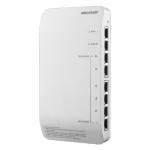 Distribuitor video audio Hikvision pentru 6 posturi, PoE 24V, 8 RJ45