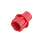 Manson sertizabil rosu pentru conectori CaP System, cablu coaxial 7 mm