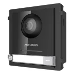 Modul master videointerfon Hikvision cu camera 2MP fisheye si buton apel