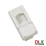 Panel Keystone Jack 45x22.5 mm cu capac antipraf, 1 modul, DLX Electric