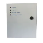 Sursa alimentare 12V 5A cu backup, cabinet metalic pentru sisteme securitate