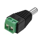 Mufa alimentare tata 5.5x2.1 mm cu surub pentru 12V