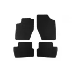 Tălpi de mochetă cu două straturi, potrivite pentru Citroen C4 2004-2010, din țesătură Rex, set de 4 bucăți, negre Performance AutoTuning