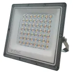 Proiector LED V-TAC 50W CCT 3 in 1, 5000 lm, IP65, aluminiu gri