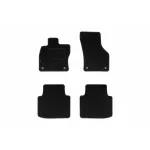 Tălpi de covor cu două straturi, potrivite pentru Skoda Superb III sedan, estate după 2015, Superb IV după 2019, set de 4 bucăți, negru Performance AutoTuning