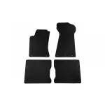 Tălpi de covor cu două straturi, potrivite pentru Audi 80 sedan, coupe, estate 1991-1995, set de 4 bucăți, negru Performance AutoTuning