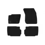 Mochete din covor cu două straturi, potrivite pentru Ford Mondeo 2014-2022, din țesătură Rex, set de 4 bucăți, negru Performance AutoTuning