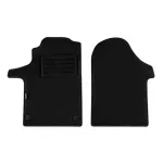 Mochete din covor cu două straturi, potrivite pentru Mercedes V class W447 cu ampatament lung, Vito Tourer Pro după 2014, 9 locuri, set de 2 bucăți, negru. Performance AutoTuning