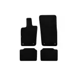 Mochete textile cu trei straturi, potrivite pentru Porsche Panamera, Panamera Sport Turismo după 2016, set de 4 bucăți, negru Performance AutoTuning