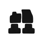 Mochete textile cu trei straturi, potrivite pentru Range Rover Evoque 2011-2019, set de 4 bucăți, negre Performance AutoTuning