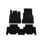 Mochete textile cu trei straturi potrivite pentru Mercedes A-Class W168 1997-2001, din 3 piese, negre Performance AutoTuning