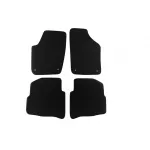 Tălpi textile cu trei straturi potrivite pentru Seat Ibiza, Cordoba 2002-2008, set de 4 bucăți, negru Performance AutoTuning