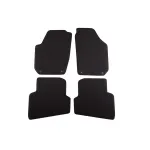 Tălpi textile cu trei straturi potrivite pentru Skoda Fabia 2007-2014, set de 4 bucăți, negre Performance AutoTuning