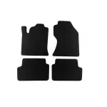 Mochete textile cu trei straturi, potrivite pentru Ford Focus 2001-2004, set de 4 bucăți, negru Performance AutoTuning