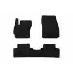 Mochete textile cu trei straturi, potrivite pentru Mazda 5 2010-2018, cu 5 sau 7 locuri, din 3 părți, negre Performance AutoTuning