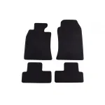 Mochete textile cu trei straturi, potrivite pentru Mini One, Cooper 2001-2006, set de 4 bucăți, negru Performance AutoTuning