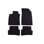 Mochete textile cu trei straturi, potrivite pentru Renault Clio 2005-2012, set de 4 bucăți, negru Performance AutoTuning