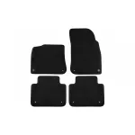 Mochete textile cu trei straturi, potrivite pentru VW Touareg după 2018, set de 4 bucăți, negru Performance AutoTuning