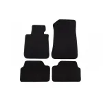 Mochete textile cu trei straturi potrivite pentru BMW Seria 1 E87 2004-2011, set de 4 bucăți, negru Performance AutoTuning