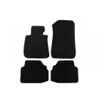Mochete textile cu trei straturi potrivite pentru BMW Seria 3 E92 Coupe 2006-2013, set de 4 bucăți, negru Performance AutoTuning