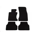 Mochete textile cu trei straturi potrivite pentru BMW Seria 5 E60 sedan, E61 touring 2007-2010 X-Drive, set de 4 bucăți, negru Performance AutoTuning