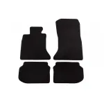 Mochete textile cu trei straturi, potrivite pentru BMW Seria 5 F10 sedan, F11 touring 2010-2013, set de 4 bucăți, negru Performance AutoTuning