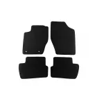 Mochete textile cu trei straturi, potrivite pentru CITROEN C4 2004-2010, set de 4 bucăți, negre Performance AutoTuning