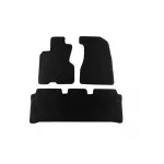 Mochete textile cu trei straturi, potrivite pentru Honda CR-V 2002-2006, din 3 piese, negre Performance AutoTuning