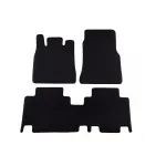 Mochete textile cu trei straturi, potrivite pentru Mercedes Vaneo 2002-2005, cu 5 locuri, din 3 părți, negre Performance AutoTuning
